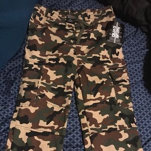 Youth camouflage pants